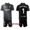 Virallinen Fanipaita + Shortsit Maalivahdin FC Barcelona Ter Stegen 1 Vieraspelipaita 2021-22 - Lasten